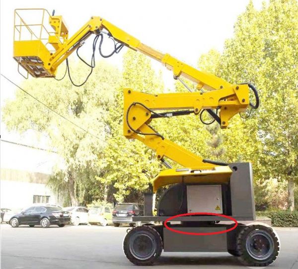 Aerial work vehicle slewing drive
