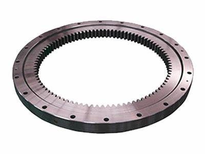 Excavator slewing bearings and traveling bearings